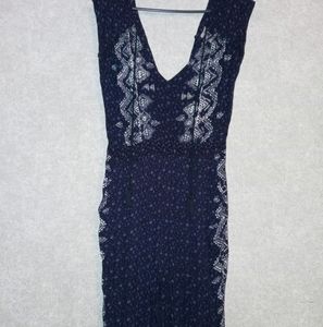 Ecoté Tribal Blue Jumpsuit